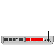 FRITZ!Box 7170 SL V2 Anschlussbild