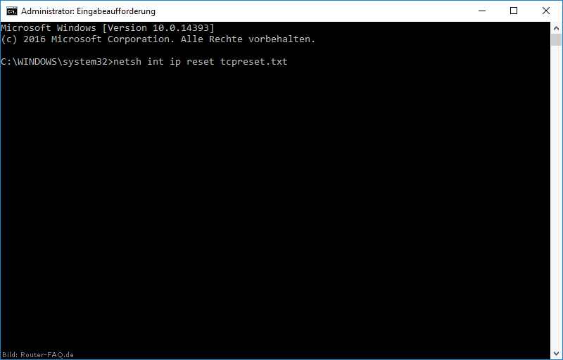 Windows 10 (TCP/IP Reset) 3