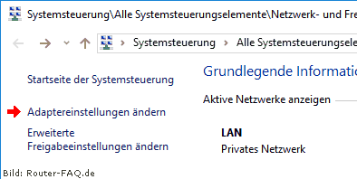 Windows 10 (TCP/IP Einstellung) 3