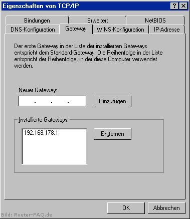Windows 98 (SE)/ME (Netzwerk-Verbindung) 4.1