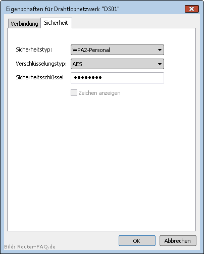 Windows Vista (Drahtloseigenschaften) 6