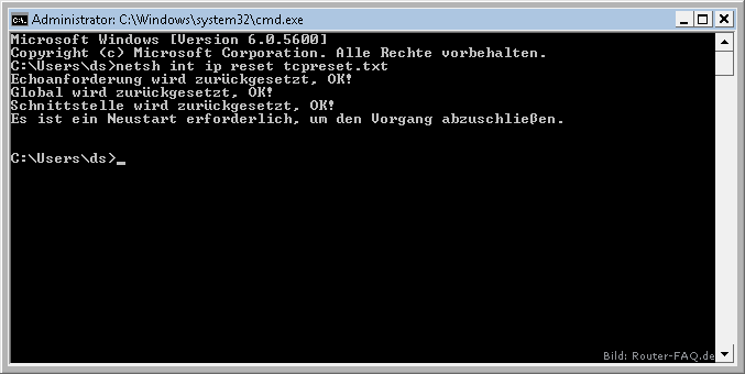 Windows Vista (TCP/IP Reset) 3