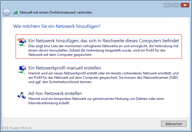 Windows Vista (WLAN - automatische Installation) 5