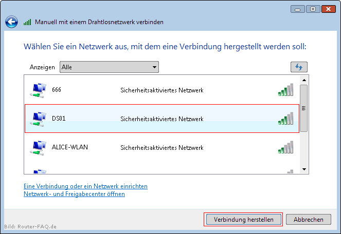 Windows Vista (WLAN - automatische Installation) 6