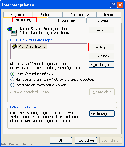 Windows XP (Breitband-Verbindung) 2