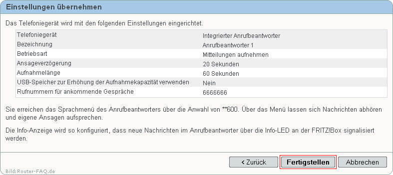 FRITZ!Box: Anrufbeantworter 04.86 5
