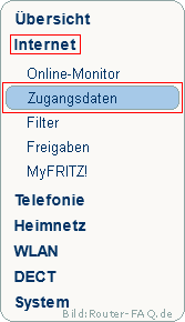 FRITZ!Box: Einrichtung Internetzugang 05.20 1