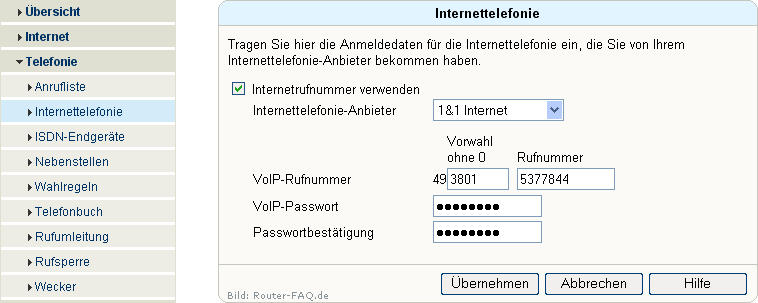 FRITZ!Box: Einrichtung Telefonie ISDN 04.31 3