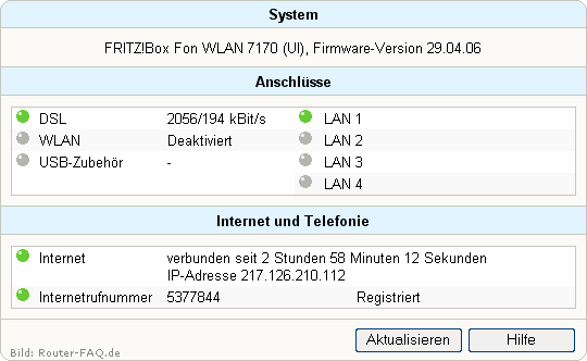 FRITZ!Box: Einrichtung Telefonie ISDN 04.31 8