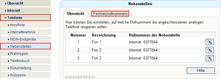 FRITZ!Box: Einrichtung Fax 2