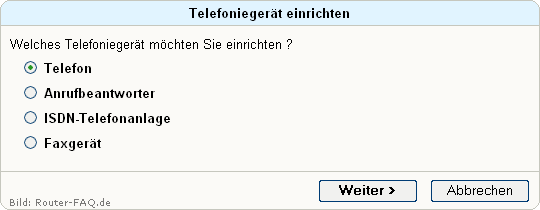 FRITZ!Box: Einrichtung Telefonie 04.33 8