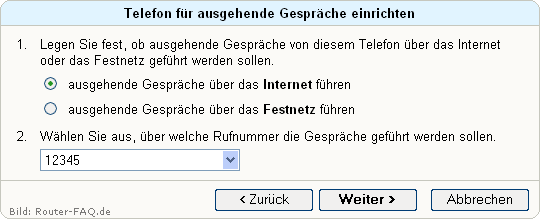 FRITZ!Box: Einrichtung Telefonie 04.33 12