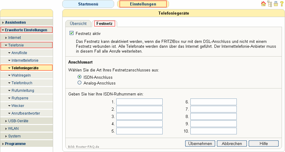 FRITZ!Box: Festnetz 04.49 4