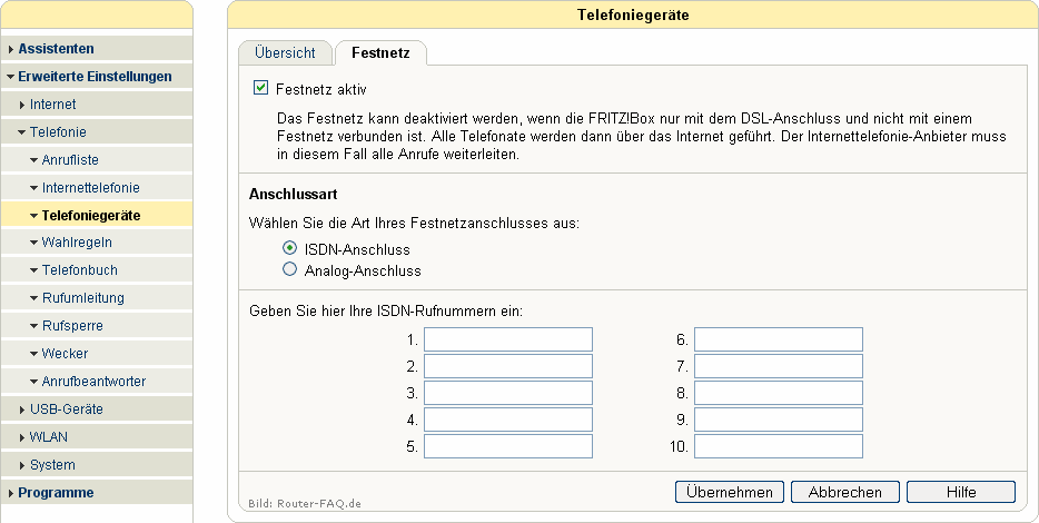 FRITZ!Box: Festnetz 04.49 3