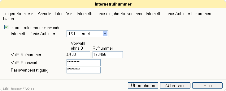 FRITZ!Box: Einrichtung Telefonie Festnetz 04.49 2