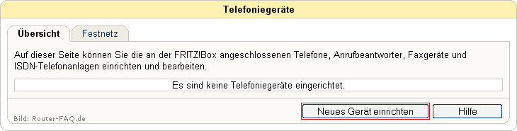 FRITZ!Box: Einrichtung Telefonie IP 04.49 4