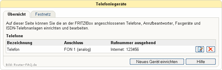 FRITZ!Box: Einrichtung Telefonie IP 04.49 13