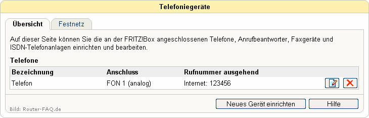 FRITZ!Box: Einrichtung Telefonie Festnetz 04.49 15