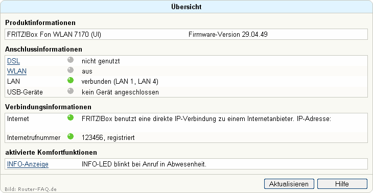 FRITZ!Box: Einrichtung Telefonie Festnetz 04.49 17