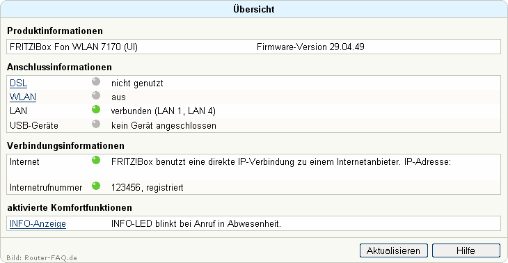 FRITZ!Box: Einrichtung Telefonie IP 04.49 15