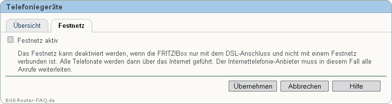 FRITZ!Box: Festnetz 04.86 8