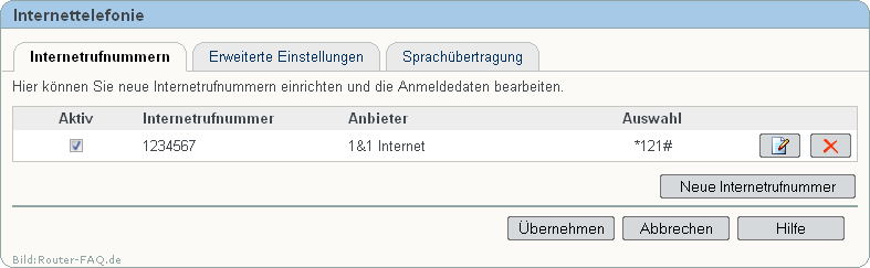 FRITZ!Box: Einrichtung Telefonie Festnetz 04.86 4
