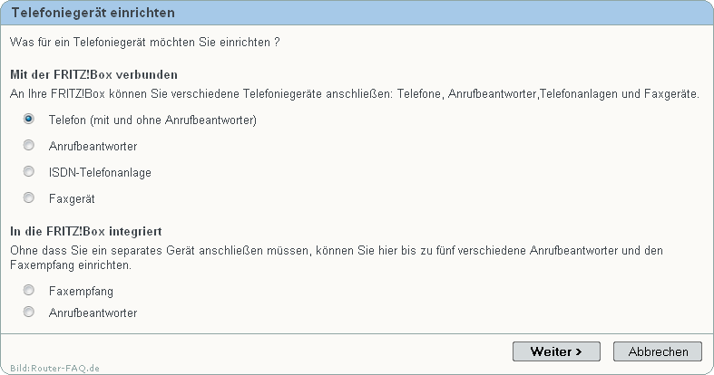 FRITZ!Box: Einrichtung Telefonie Festnetz 04.86 8