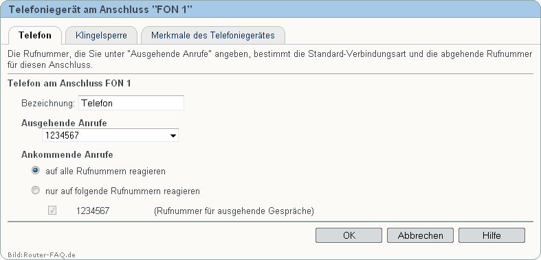 FRITZ!Box: Einrichtung Telefonie IP 04.86 15