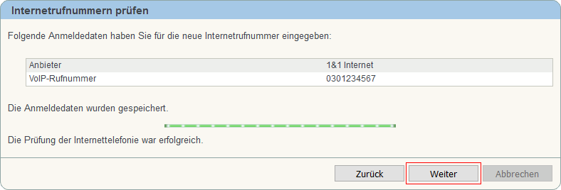 FRITZ!Box: Einrichtung Telefonie IP 06.01 7