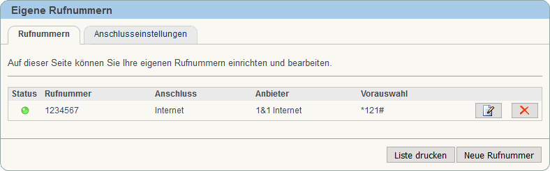 FRITZ!Box: Einrichtung Telefonie IP 06.01 8