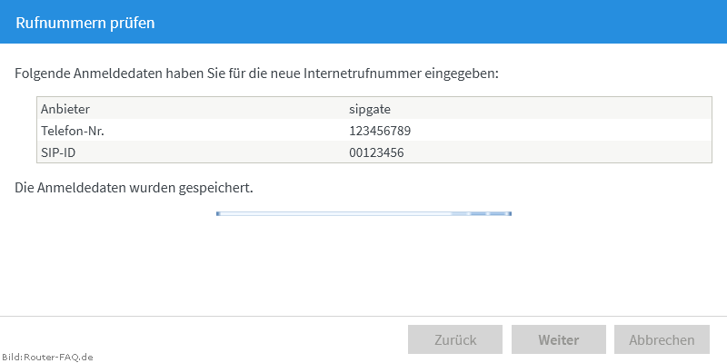 FRITZ!Box: Einrichtung Telefonie IP 07.00 5