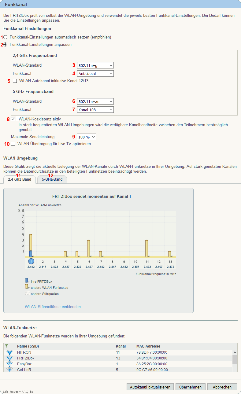 FRITZ!Box: Einrichtung WLAN 06.01 4