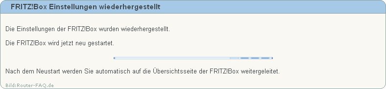 FRITZ!Box: Einstellungen wiederherstellen 04.86 5