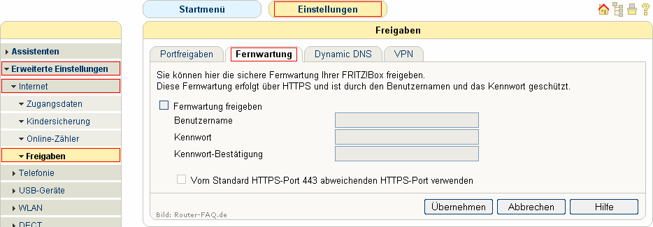 FRITZ!Box: Fernwartung 04.49 1