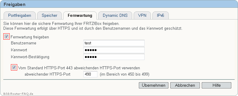 FRITZ!Box: Fernwartung 04.86 5