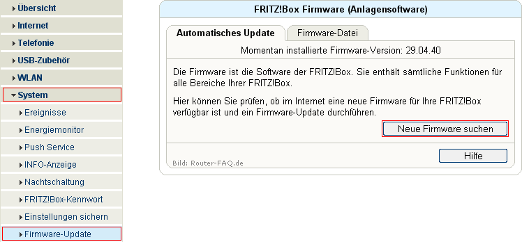 FRITZ!Box: Firmware-Update 04.33 2