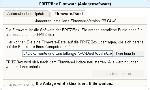 FRITZ!Box: Firmware-Update Datei 04.33 9