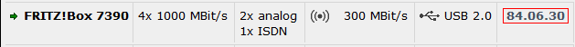 FRITZ!Box: Firmware-Update Datei 06.01 1