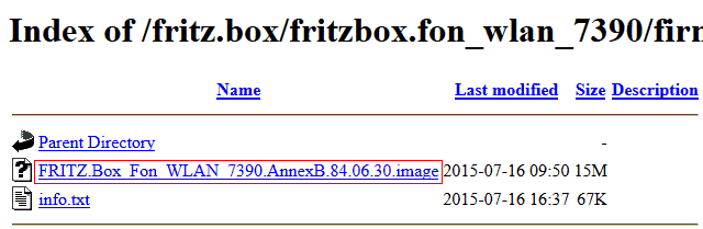 FRITZ!Box: Firmware-Update Datei 06.01 2