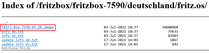 FRITZ!Box: Firmware-Update Datei 07.00 2