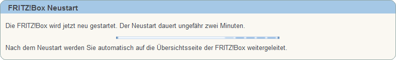 FRITZ!Box: FRITZ!Box neu starten 06.01 3