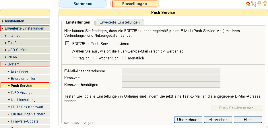 FRITZ!Box: Pushservice 04.49 1