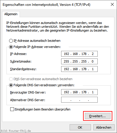 FRITZ!Box: Firmware-Recover Windows 10 8