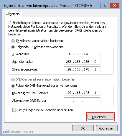 FRITZ!Box: Firmware-Recover Windows 7 7