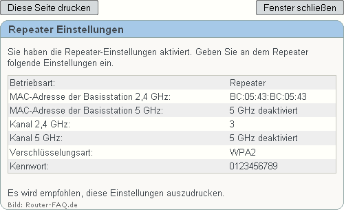 FRITZ!Box: Einrichtung Repeater 04.86 12