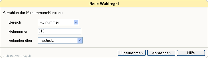 FRITZ!Box: Wahlregeln 04.49 2