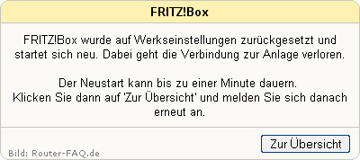 FRITZ!Box: FRITZ!Box zurücksetzen 04.86 3