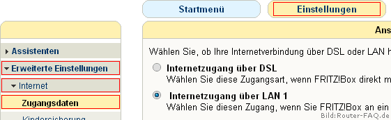 FRITZ!Box hinter einem DSL-Modem 04.49 1