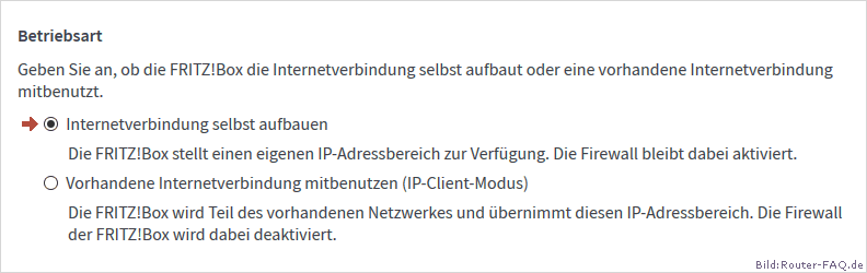 FRITZ!Box hinter einem DSL-Modem 06.50 4