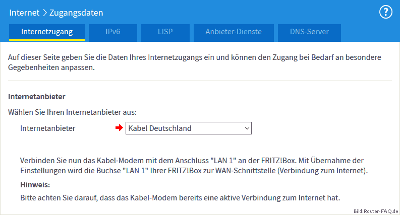 FRITZ!Box hinter einem Kabel-Modem 06.50 2